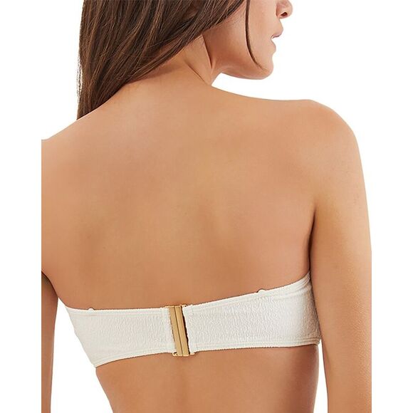 Vix Womens  Firenze Becky Bandeau Top, White - Picture 2 of 4